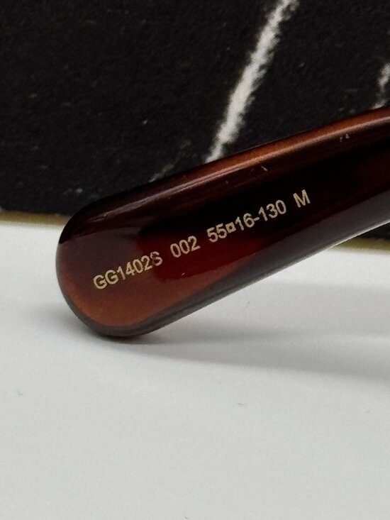New Gucci GG1402S 002 Havana Brown Oversized Women Sunglasses main image 7